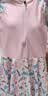 361°儿童泳衣女童泳镜泳帽套装女孩连体裙式平角中大童游泳衣泳装140 实拍图