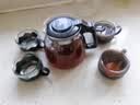 【京东物流】茶壶套装整套茶具大容量玻璃茶杯带滤网耐高温泡茶具 1000ML一壶+四杯套装【无茶盘】 实拍图