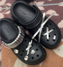 卡骆驰（CROCS）（crocs）经典泡芙Clog男女沙滩洞洞鞋凉拖鞋 207521-001 37 实拍图