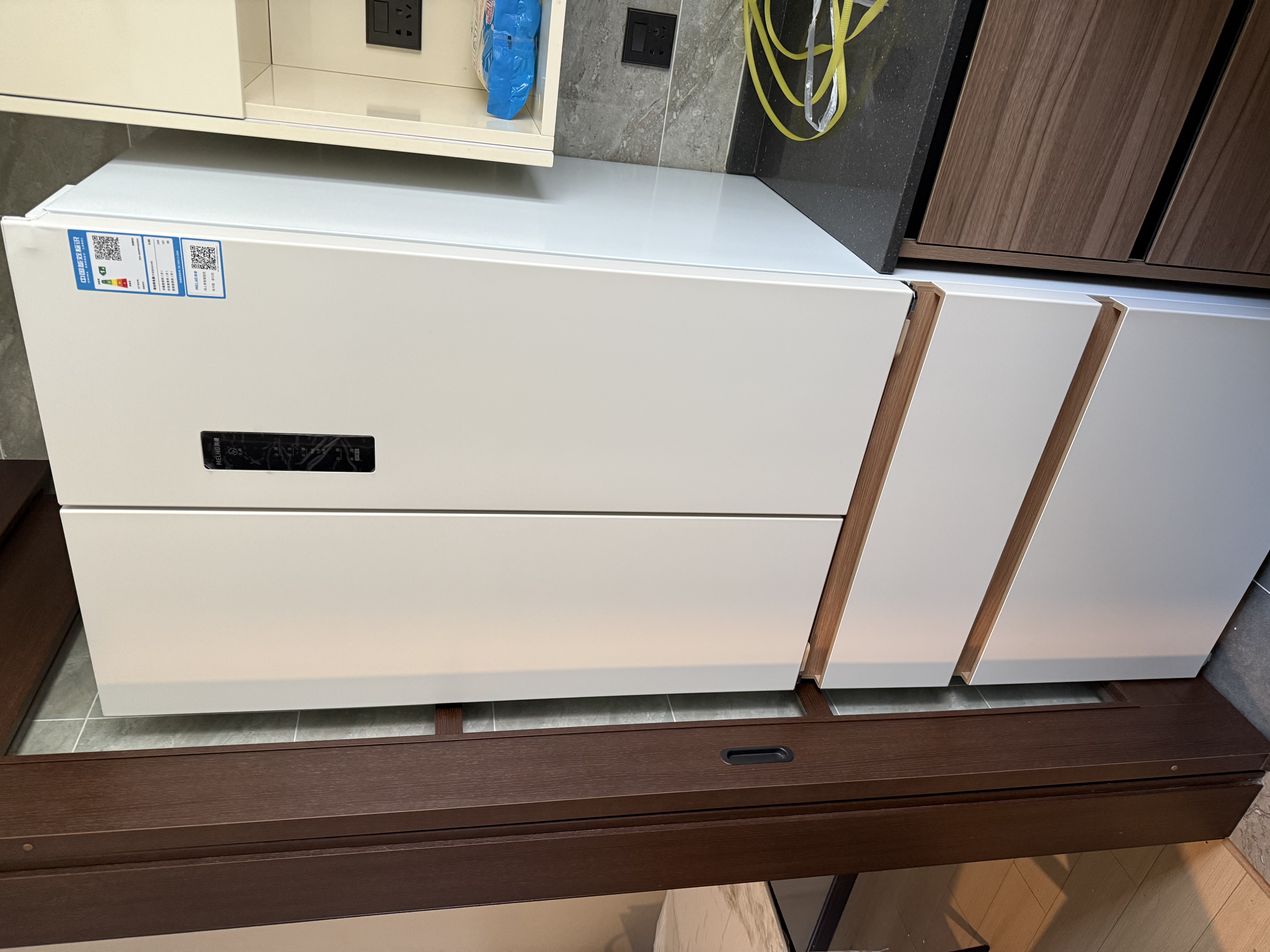 美菱小确杏502L法式多门冰箱双系统70cm宽小户型大容量制冰嵌入新一级能效BCD-502WFPU9CZXG1国家补贴 实拍图