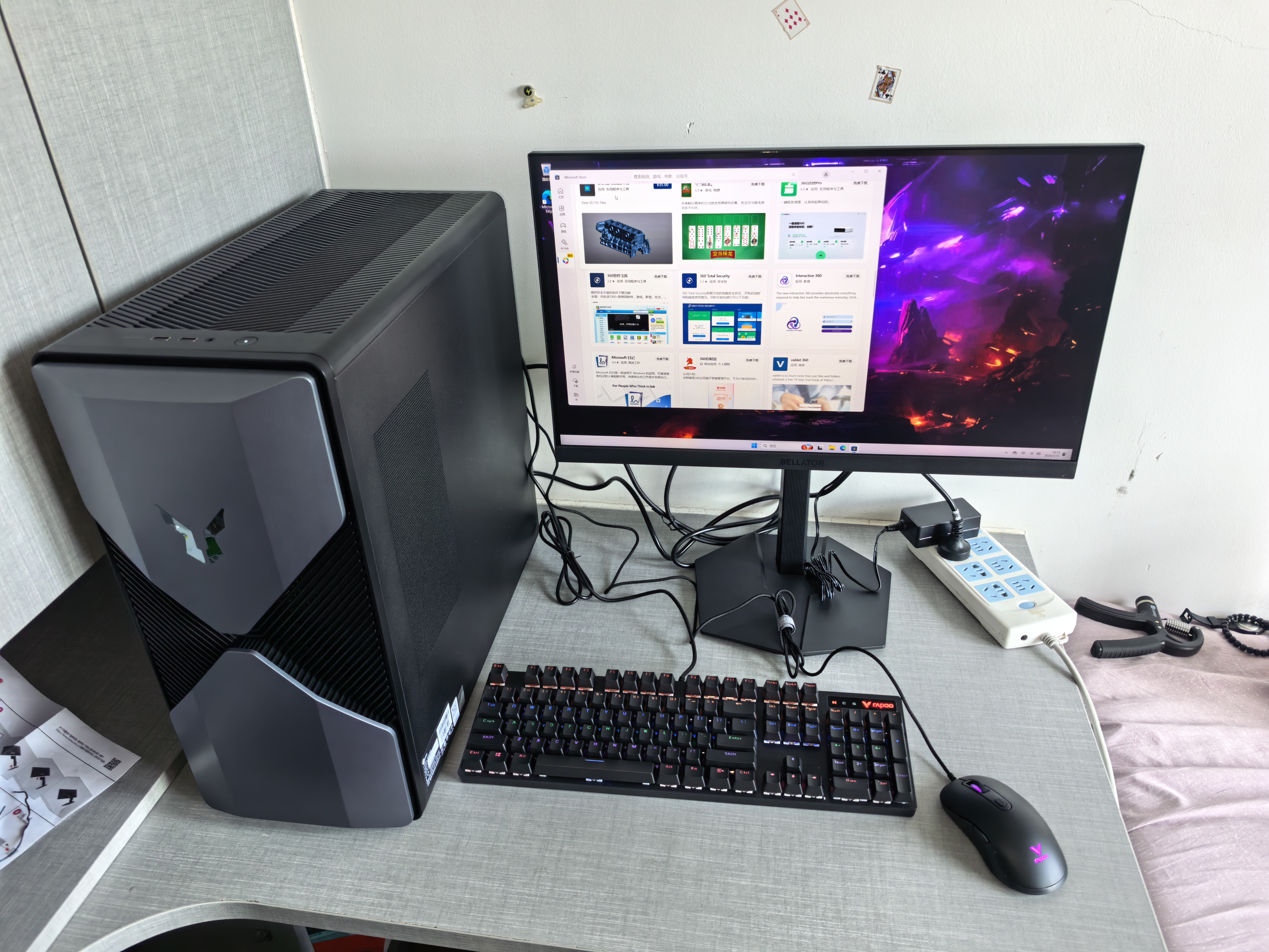 来酷斗战者24.5英寸2K 超频300Hz原生280Hz 1ms 升降旋转内置音响小金刚游戏电竞显示器 战25Q 实拍图