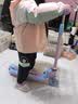 永久大儿童两轮滑板车6-12-18岁男女孩青少年成人代步便携踏板车礼物 粉紫 双刹车 闪光轮 音乐彩灯 实拍图