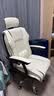 珂尔司电竞椅电脑椅子舒适久坐休闲宿舍大学生家用办公游戏可升降躺椅 升级版-乳胶+白色单椅+双枕+搁脚 实拍图