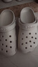 CROCS卡骆驰经典洞洞鞋男鞋一脚蹬女鞋沙滩鞋拖鞋|10001 冰沙色-2MC（含智必星） 37 /38(230mm) 实拍图