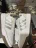 adidas ENTRAP美式校园风运动少年感复古篮球风板鞋男女阿迪达斯 白色/暗银金属/树脂黄   38.5 实拍图
