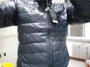 阿玛尼（ARMANI）奢侈品男装男装男士羽绒服轻薄保暖可收纳 10424黑色 M 实拍图