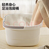 五月花泡脚桶加深21cm*1只装手提洗脚盆养生家用便携按摩免安装 实拍图