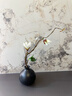 京东鲜花中式复古风黑色陶瓷花瓶客厅桌面茶几仿真玉兰花装饰摆件禅意插花 实拍图