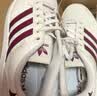 adidas NY 90 STRIPES经典运动板鞋男女阿迪达斯三叶草   汉玉白/红色/金色   41 实拍图