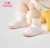 牧童学步鞋夏季透气单网宝宝鞋男婴儿鞋软底防滑面包鞋女 樱粉 22 实拍图