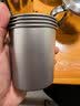 金钥匙316不锈钢儿童口杯学生水杯防摔茶杯(单层带盖）GK-KB80-G316 实拍图