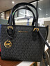 MICHAEL KORS【七夕礼物】MK女包JET SET TRAVEL托特菜篮子 迷你黑色/金色 实拍图