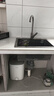 美的（Midea）燃气灶液化气 双灶具 4.8kW家用猛火灶台嵌两用 钢玻面板 可调底盘 二级能效 Q217B-M 实拍图