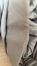 优衣库高弹力窄口九分裤DRY-EX速干常规款男女装轻薄运动裤482763 482763/07青灰色 M 实拍图