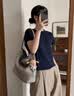ECODAY包包女款中号编织包通勤托特包单肩包婚包情侣款生日礼物送女友 My dear friend-B025Y 银色 中号 实拍图