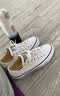 匡威（Converse）All Star Lift夏季经典厚底鞋小白鞋帆布鞋560251C 560251C/白色 （推荐选大半码） 37.5 实拍图
