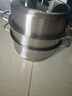 美厨（MAXCOOK）蒸锅 304不锈钢30CM三层蒸锅 加厚复底汤锅 燃气电磁炉通用 实拍图