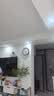 康巴丝（Compas）挂钟客厅 简约静音客厅石英钟表挂墙时钟 c2866 黑色 30.5cm直径 实拍图