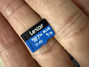 雷克沙（Lexar）1TB TF（MicroSD）存储卡 V30 A2 读160MB/s 游戏机平板行车监控录像内存卡 4K超清拍摄（BLUE） 实拍图