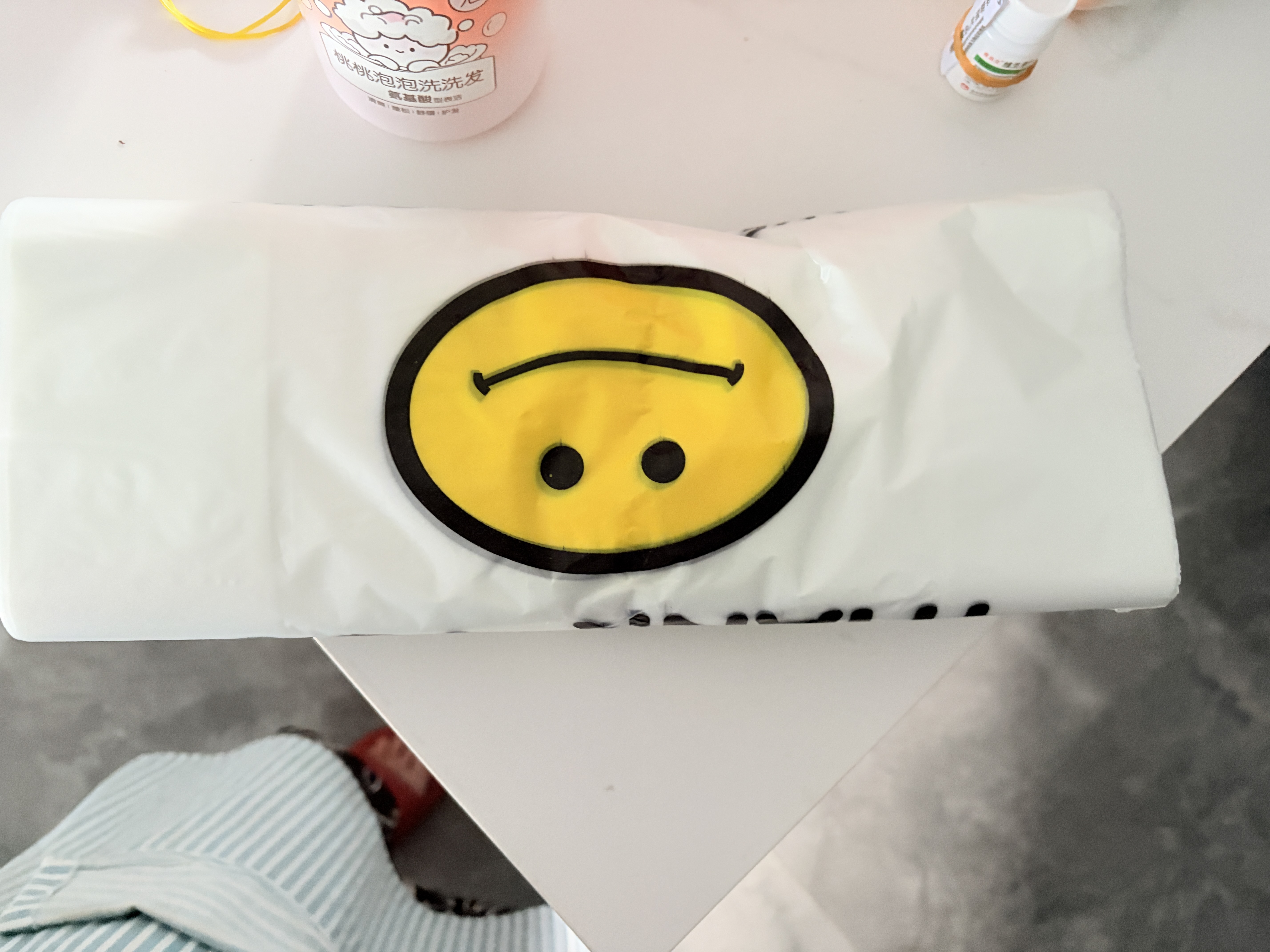 登比塑料袋背心袋超市购物袋透明加厚手提袋打包袋32*50cm100只 实拍图
