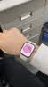 Apple/苹果 Watch S11 智能手表GPS款42毫米玫瑰金色铝金属表壳淡桃粉色运动型表带M/L MEUP4CH/B 实拍图