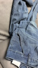真维斯（Jeanswest）牛仔裤男春夏季薄款2026新款天丝舒适修身直筒高端潮牌休闲裤子男 深蓝【天丝薄款】 32 码(2尺5) 【建议130-140斤】 实拍图