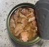 网易严选猫湿粮宠物零食浓汤大口肉罐头 鸡肉+三文鱼85g*6罐 实拍图