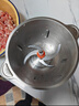 九阳（Joyoung）绞肉机家用不锈钢 绞馅机电动碎肉机 辅食机家庭多功能双刀 自动打肉馅机S20-LA362(D) 实拍图