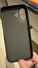 品胜【相机按键全包】适用iPhone17手机壳苹果17保护套亲肤柔性液态男女款超薄全包软壳保护套黑色 实拍图
