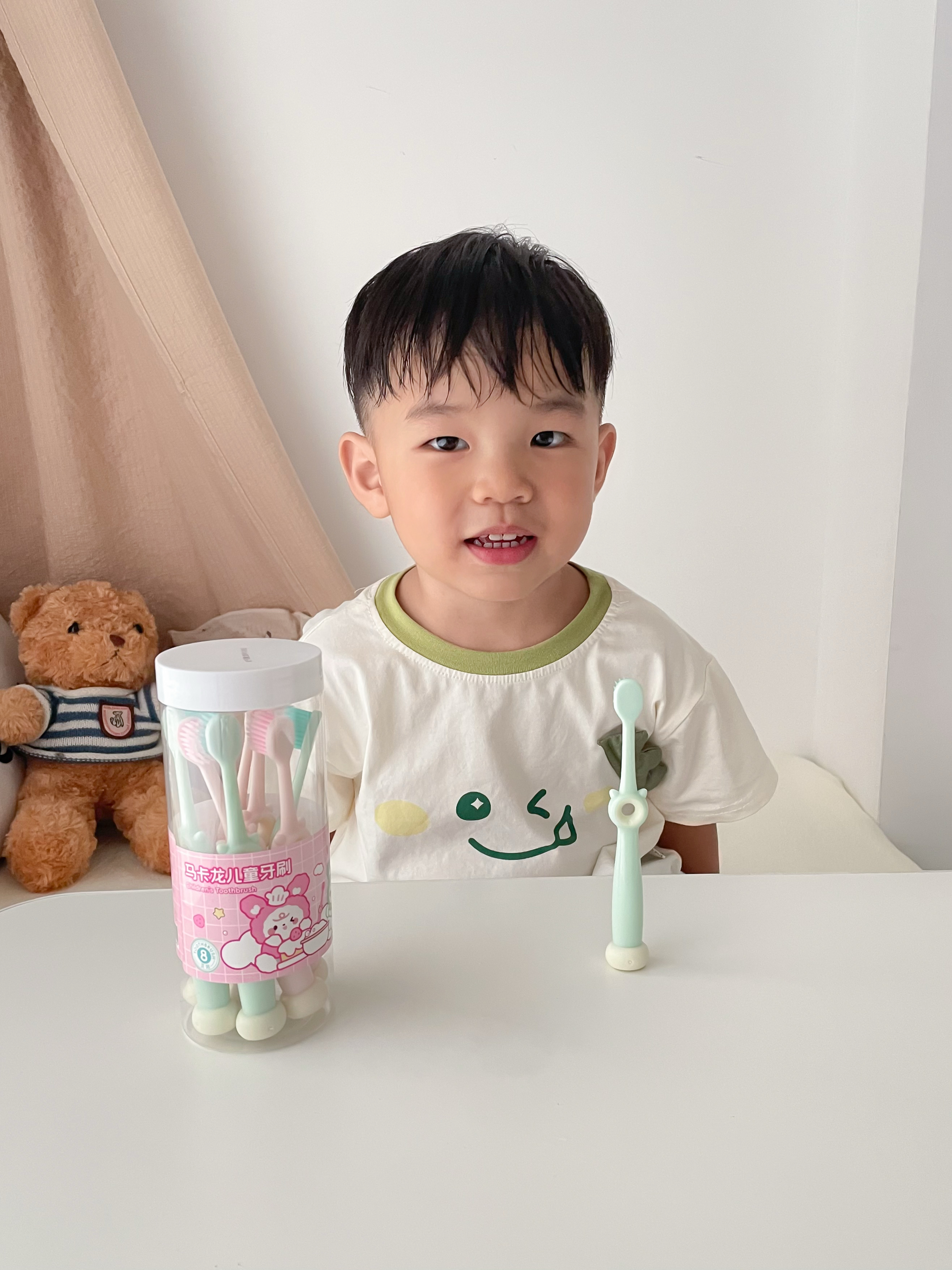 马博士儿童牙刷3-6-12岁口腔清洁宝宝训练牙刷套装8支装 实拍图