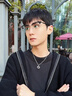 蔡司（ZEISS）镜片近视眼镜框男半框防蓝光辐射可配带散光度数眼睛女钛合金镜架 简约款 黑银 配colorein镜片1.56防蓝光 0-600度 实拍图