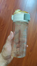 京东京造 水杯 运动大容量儿童吸管杯子学生 【PPSU黄金树脂】轻盈白550mL 实拍图