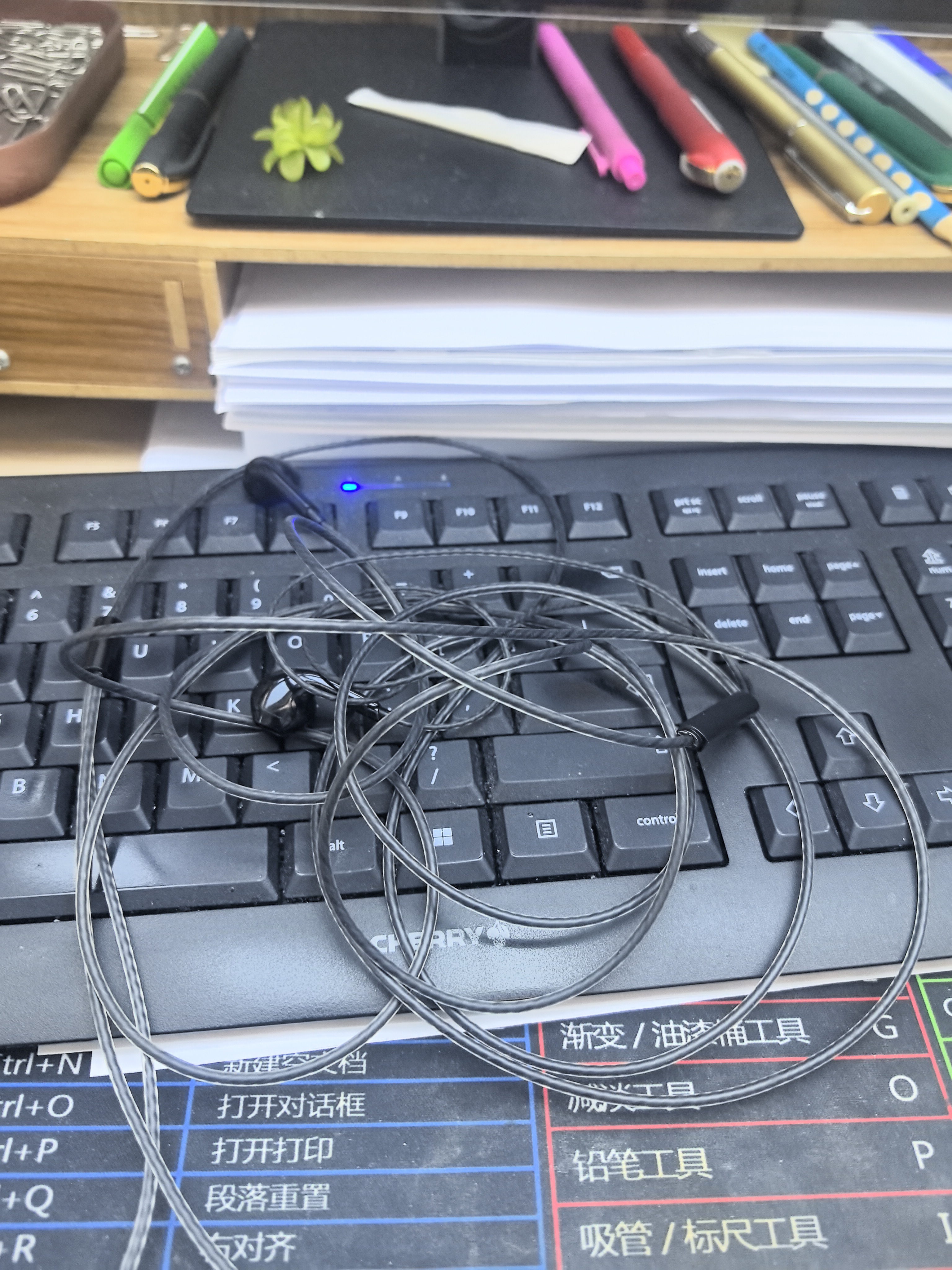 智国者【3米加长线】耳机有线台式电脑用笔记本麦克风二合一2026最新款2米半入耳式双孔插圆头3.5mm耳麦 实拍图