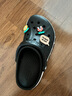 卡骆驰（CROCS）贝雅卡骆班洞洞鞋|205089 黑色/白色-066   36 /37(220mm)   实拍图