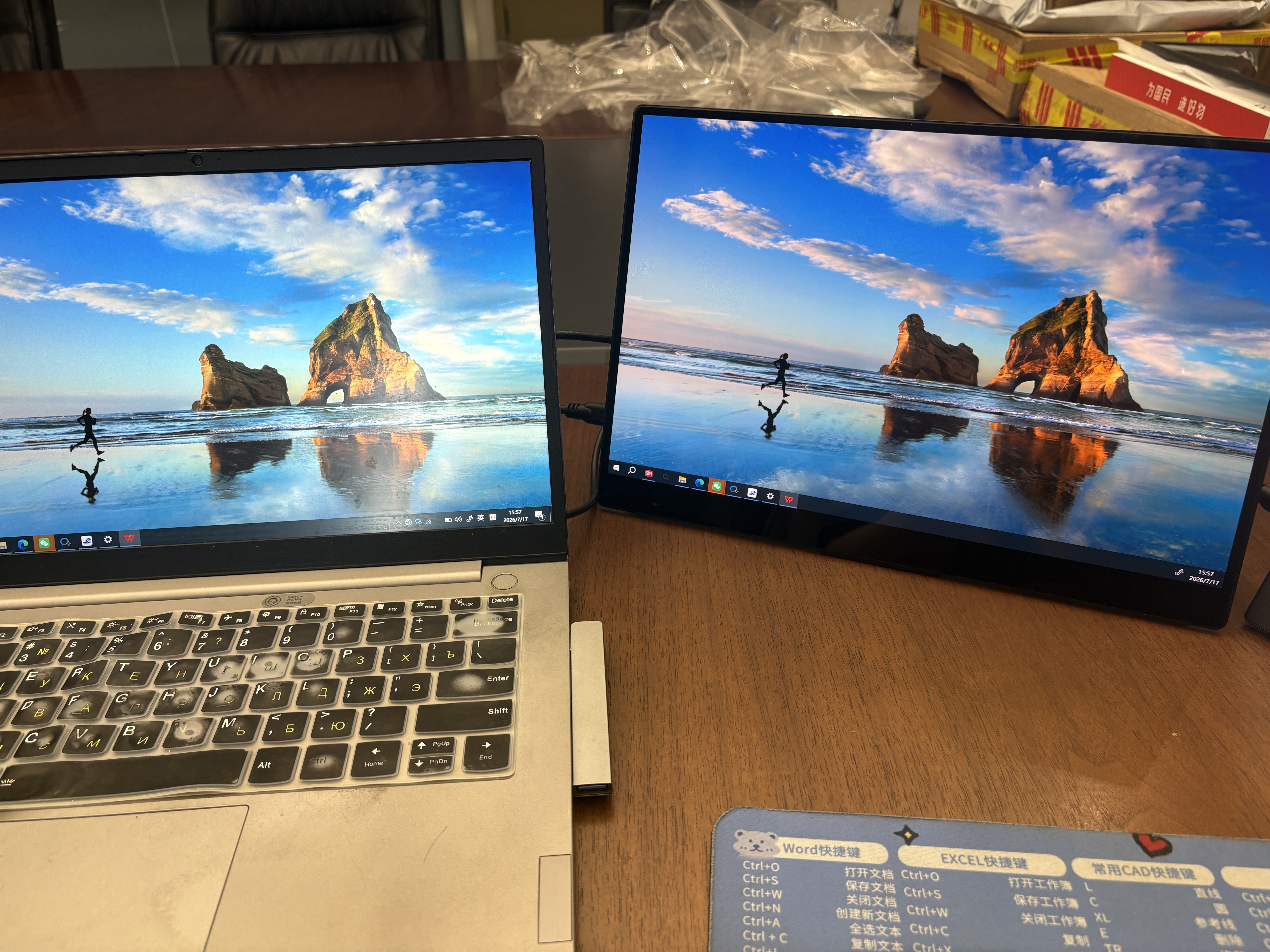 雕塑家14英寸便携式显示器4K OLED屏100%DCI-P3高色域 手机电脑笔记本副屏Ps5一线直连扩展屏MU140LH 实拍图