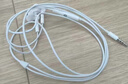 惠普（HP）有线耳机半入耳式type-c接口圆孔游戏电竞耳机 音乐耳机 降噪K歌线控带麦 适用苹果华为手机 白色 实拍图