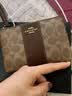 蔻驰（COACH）【品牌直供】女士手拿包手腕包拉链款小号棕色CW854礼物送女友 实拍图