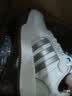 adidas ENTRAP美式校园风运动少年感复古篮球风板鞋男女阿迪达斯   白色/暗银金属/树脂黄   38 实拍图