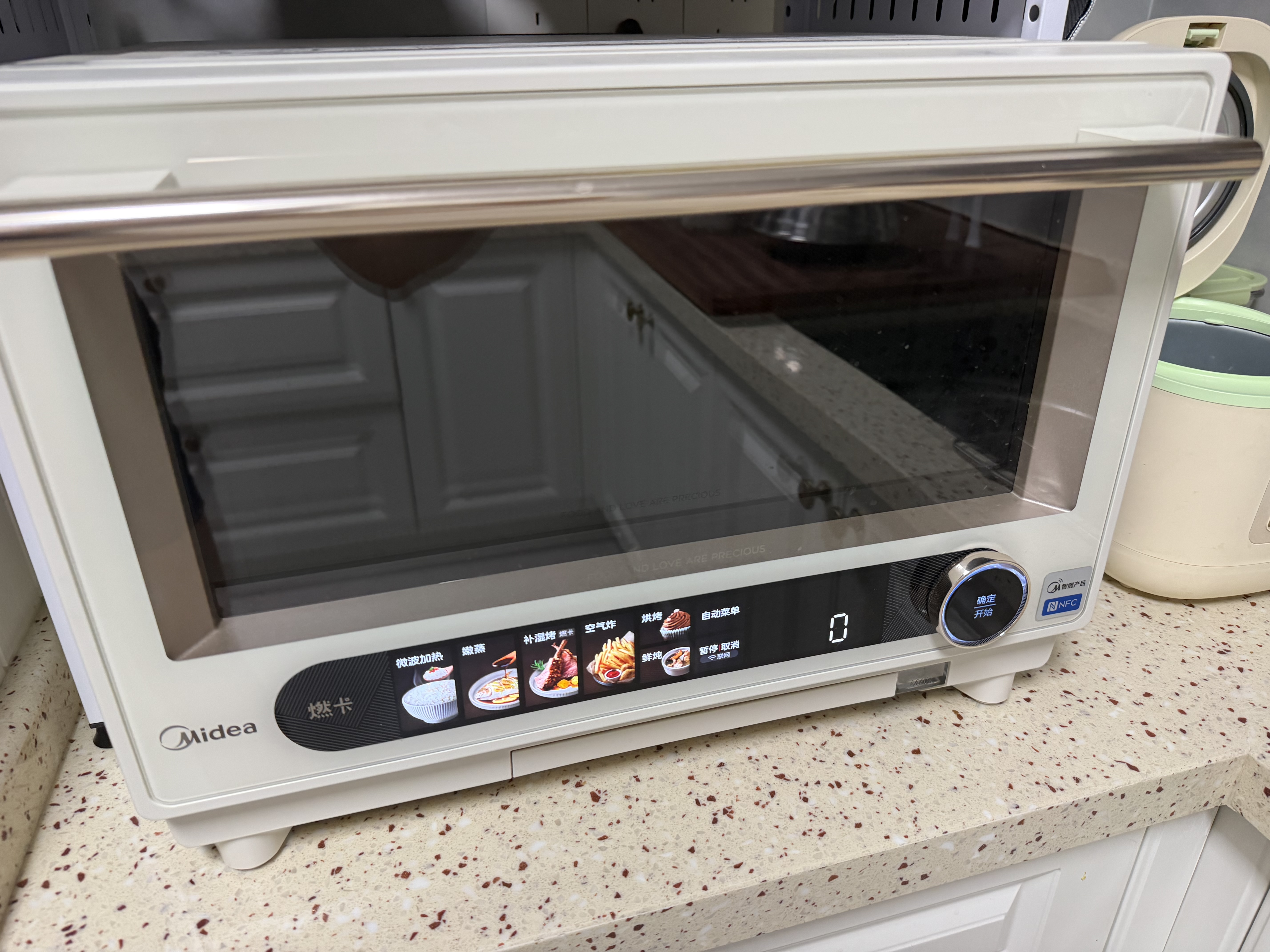 美的（Midea）寻味pro2.0微蒸烤炸炖一体机家用台嵌入式平板微波炉空气炸蒸烤箱陶瓷内胆G3E Pro(支持鸿蒙智联) 实拍图