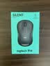 罗技（Logitech）M221 轻音鼠标 无线鼠标 办公鼠标 对称鼠标 带无线微型接收器 米白色 实拍图