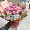 馨仪鲜花速递玫瑰向日葵康乃馨花束送女友生日礼物全国同城配送 11朵粉玫瑰混搭花束 实拍图