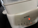 苏泊尔（SUPOR）电炖锅 炖汤盅 电炖盅隔水炖家用全自动煲汤炖汤锅陶瓷燕窝炖盅4.5L蒸炖一体多功能锅 DZ25FC873 实拍图