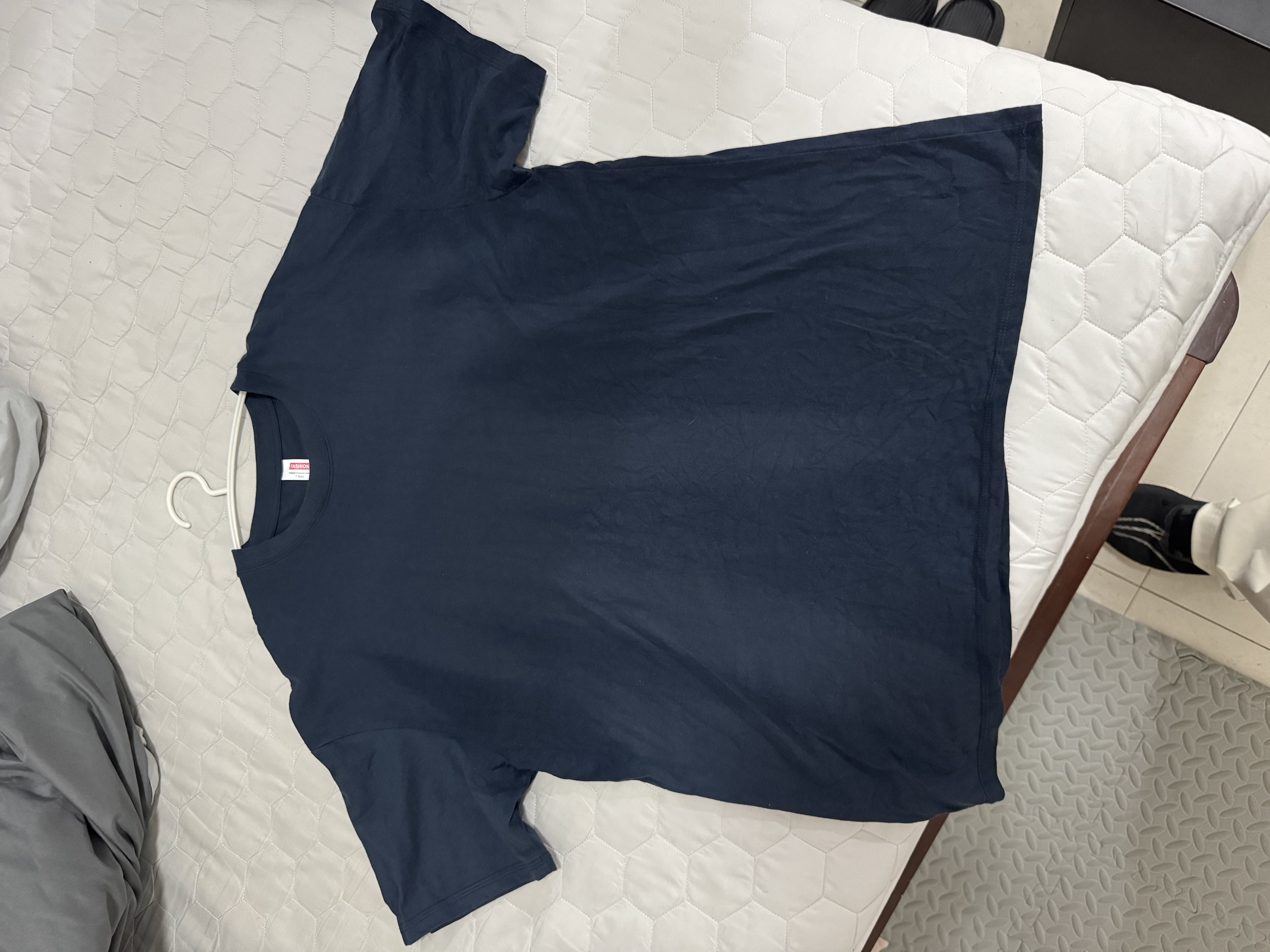 凡客诚品vancl 短袖T恤全棉圆领夏装男女同款 黑色 2XL （建议150-180斤） 实拍图