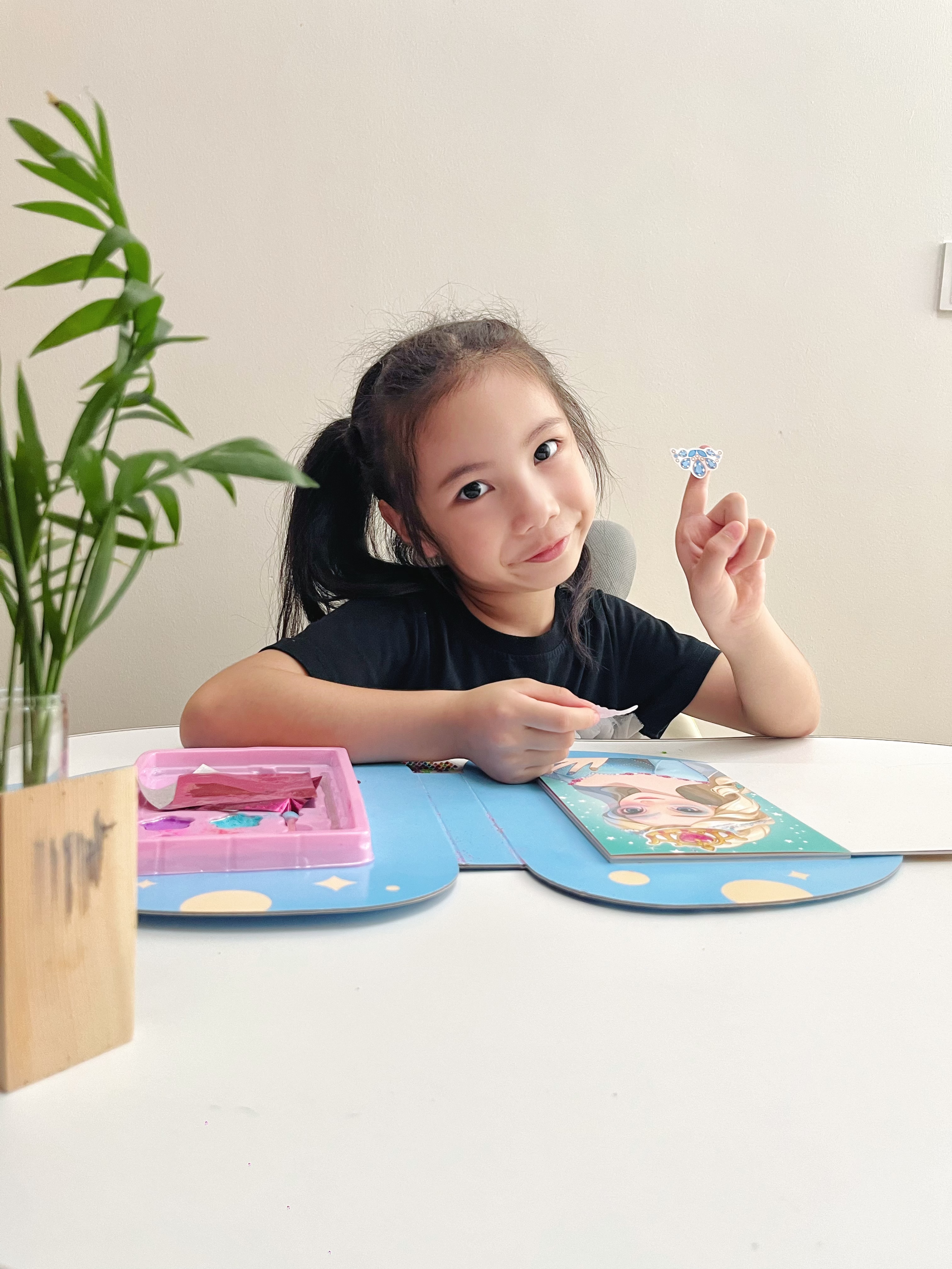 尚美贝贝公主化妆包手工diy安静书换装贴纸儿童化妆玩具3-6女孩生日礼物 实拍图