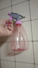 家用酒精喷壶消毒水清洁专用喷雾瓶气压式细雾浇花洒小喷水壶喷瓶 透粉【1个装】 500ml 实拍图