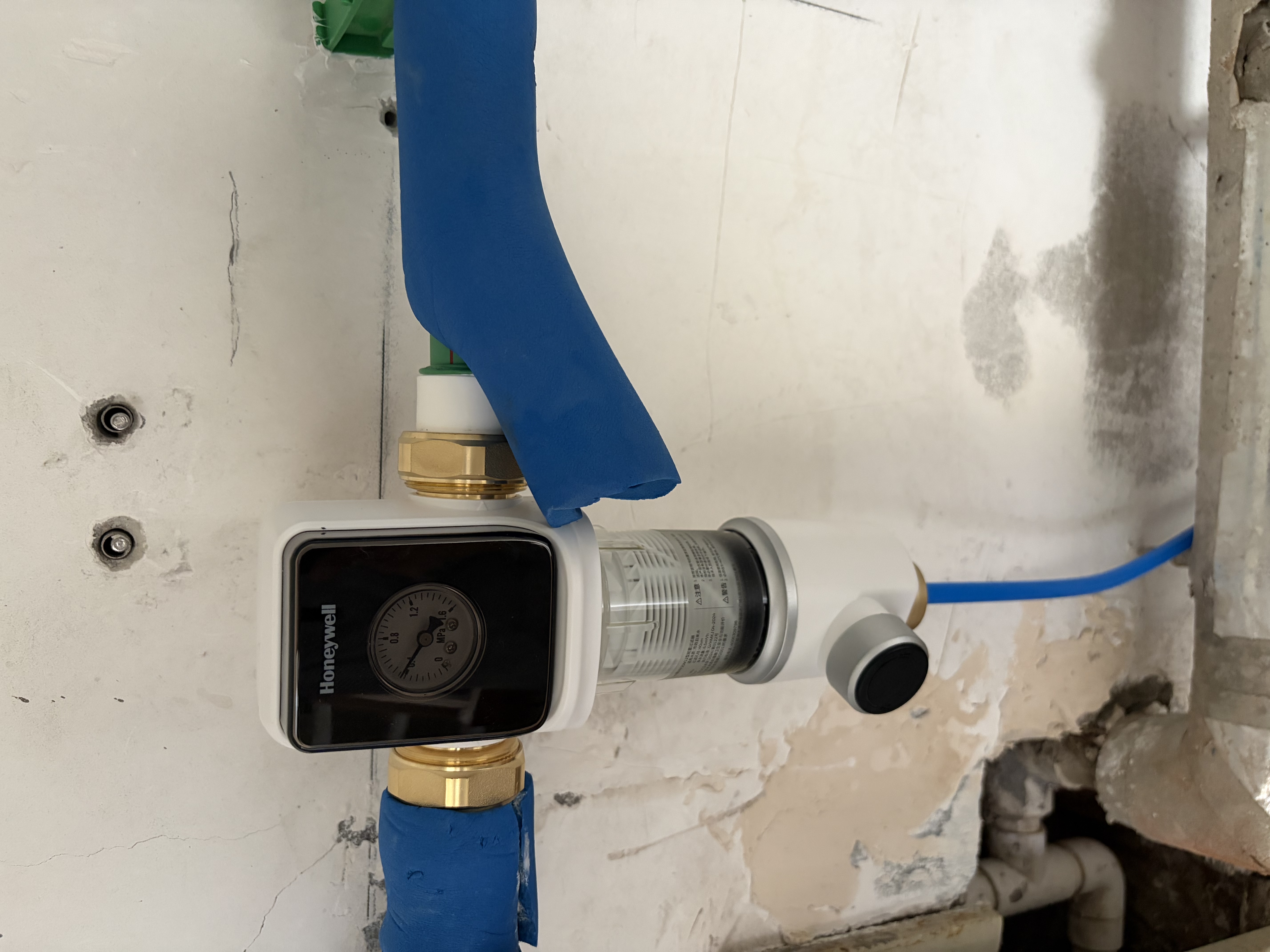 霍尼韦尔（Honeywell）一键自动洗反冲洗 防爆前置过滤器 15T/H大通量 净水器全屋净水厨下净水机厨房家用PFF20M12 实拍图