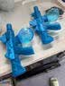 宜品达电动水枪6-12岁打水仗大容量儿童玩具水枪自动连发射程远戏水玩具 蓝色-M416水枪【爆闪火光+联动回膛+超长续航】 适用5-14岁孩子 实拍图