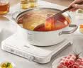 美的（Midea）家用电磁炉电陶炉电池炉2200W大功率猛火新型电磁灶一体微晶面板爆炒炒菜定时火锅炉MC-HGE22BF09 实拍图