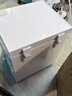 荣事达（Royalstar）小冰柜家用小型冷冻保鲜迷你冷藏商用卧式冷柜单用储母乳柜节能省电 128白色【可囤60斤肉 加厚发泡 强制冷】 实拍图