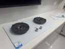 海尔（Haier）【咨询客服购新款定时灶】燃气灶5.2kw天然气双灶台嵌两用 白色面板烟灶联动 68%高热效BEC(天) 实拍图